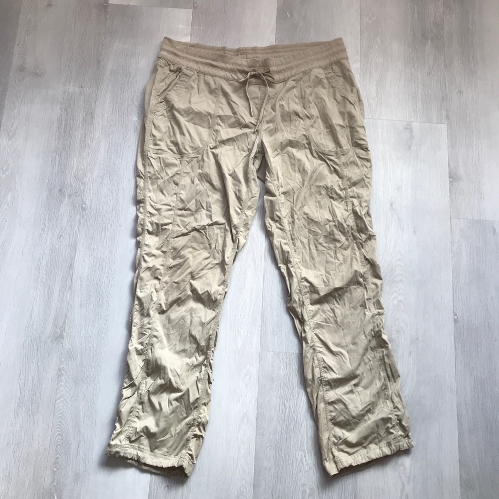 THE NORTH FACE KHAKI PANTS JOGGER WOMENS XL